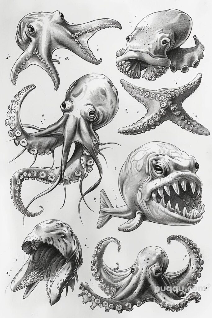 marine-life-drawing-24