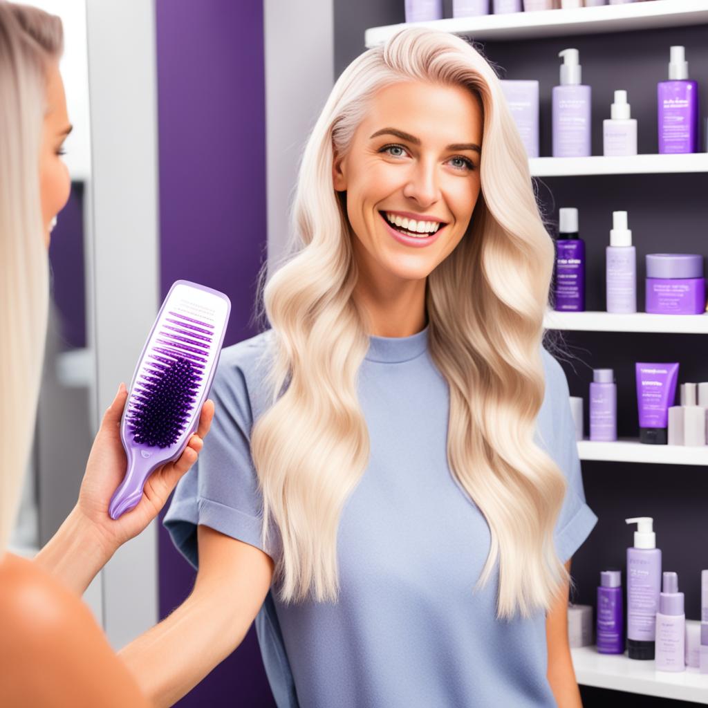 Maintaining platinum blonde hair