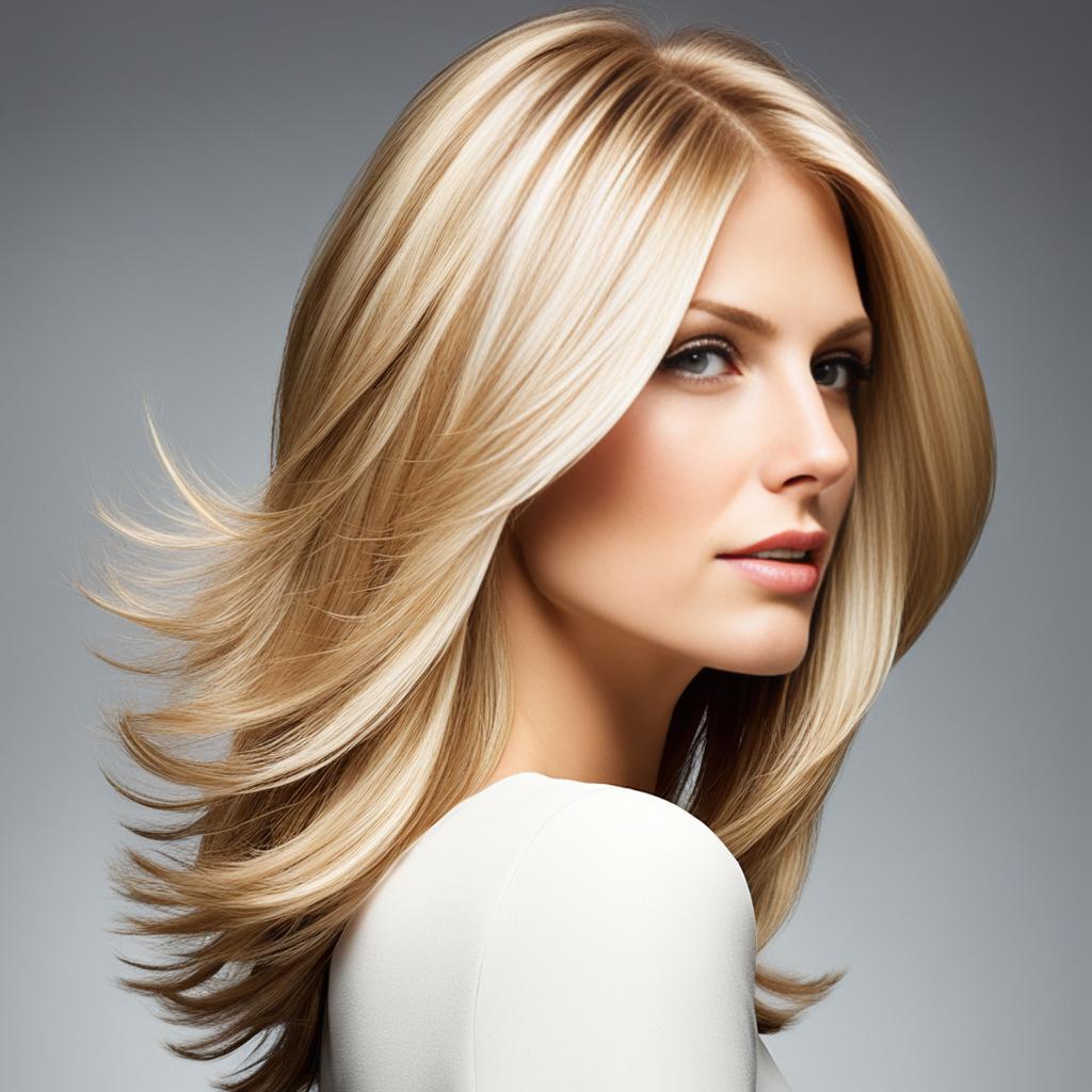 Dimensional blonde hair with lowlights